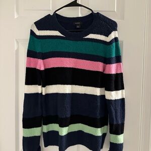 Halogen Multicolor Striped Sweater